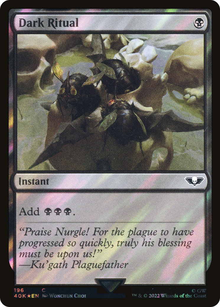 Dark Ritual (40K-196★) - Warhammer 40,000 Commander Foil