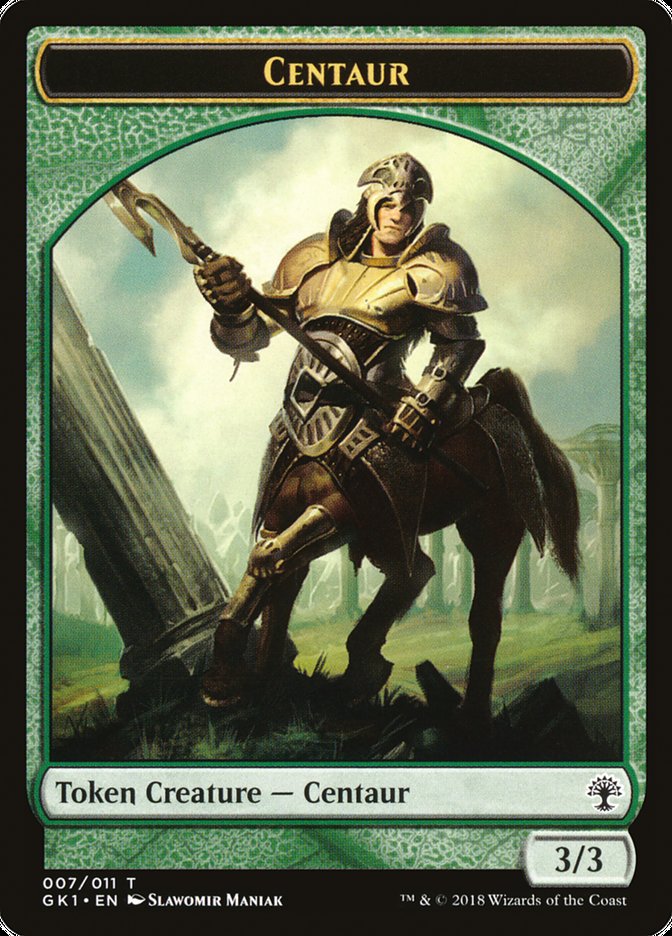 Elemental // Centaur (GR1-010) - GRN Guild Kit Tokens