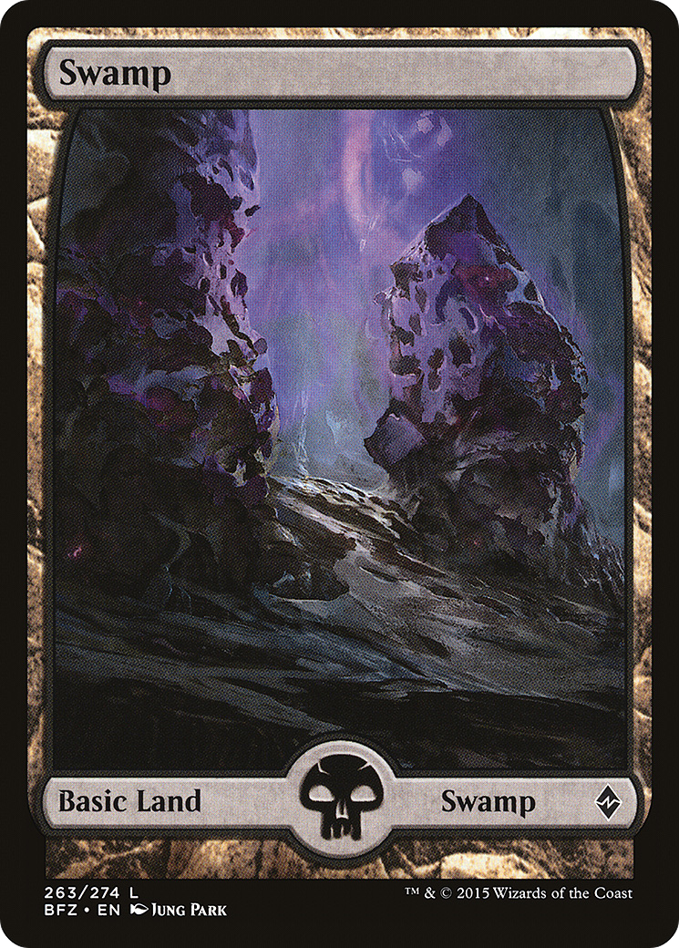 Swamp (BFZ-263) - Battle for Zendikar Foil