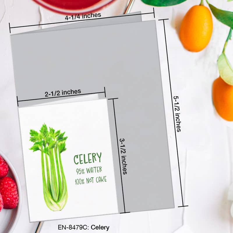 Celery, Greeting Card (#8479C)