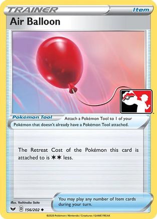 Air Balloon 156/202 - Prize Pack Series Cards
