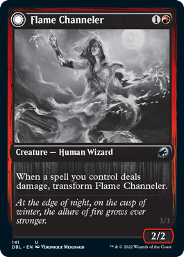 Flame Channeler // Embodiment of Flame (DBL-141) - Innistrad: Double Feature: (Double Faced Transform)