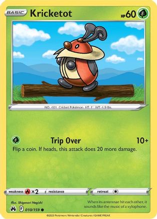 Kricketot 010/159 - Crown Zenith
