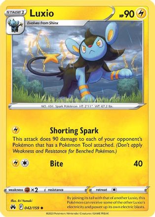 Luxio 042/159 - Crown Zenith