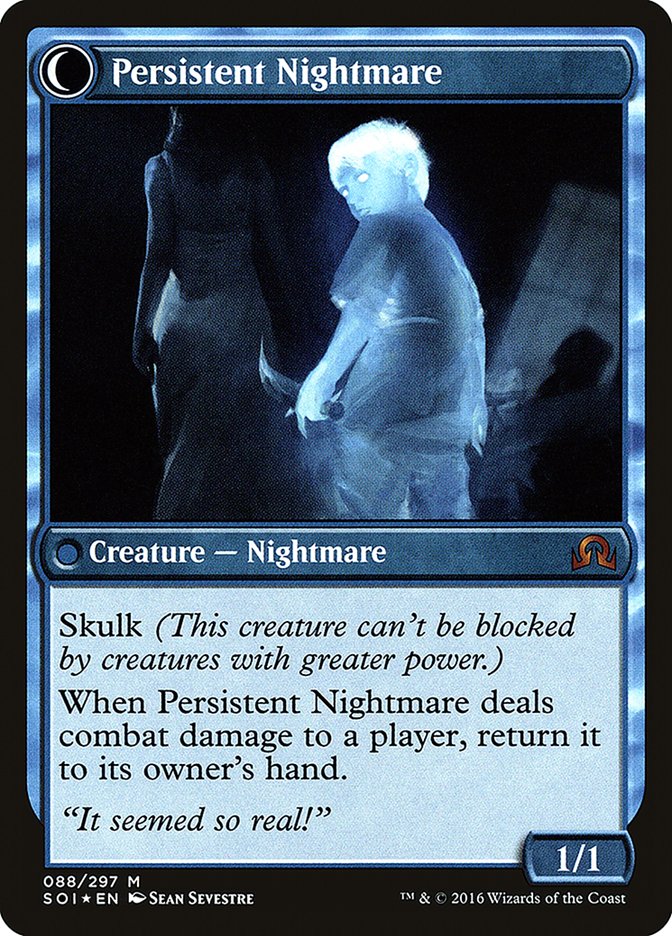 Startled Awake // Persistent Nightmare (PRE-88S) - Shadows over Innistrad Promos: (Double Faced Transform) Foil