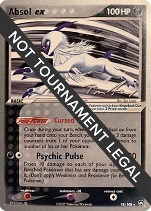 Absol ex 2007 (Tom Roos) 092 - World Championship Decks