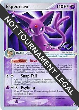 Espeon ex 2007 (Tom Roos) 102 - World Championship Decks