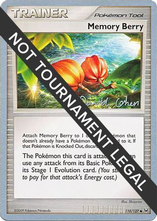 Memory Berry 2009 (David Cohen) 110 - World Championship Decks