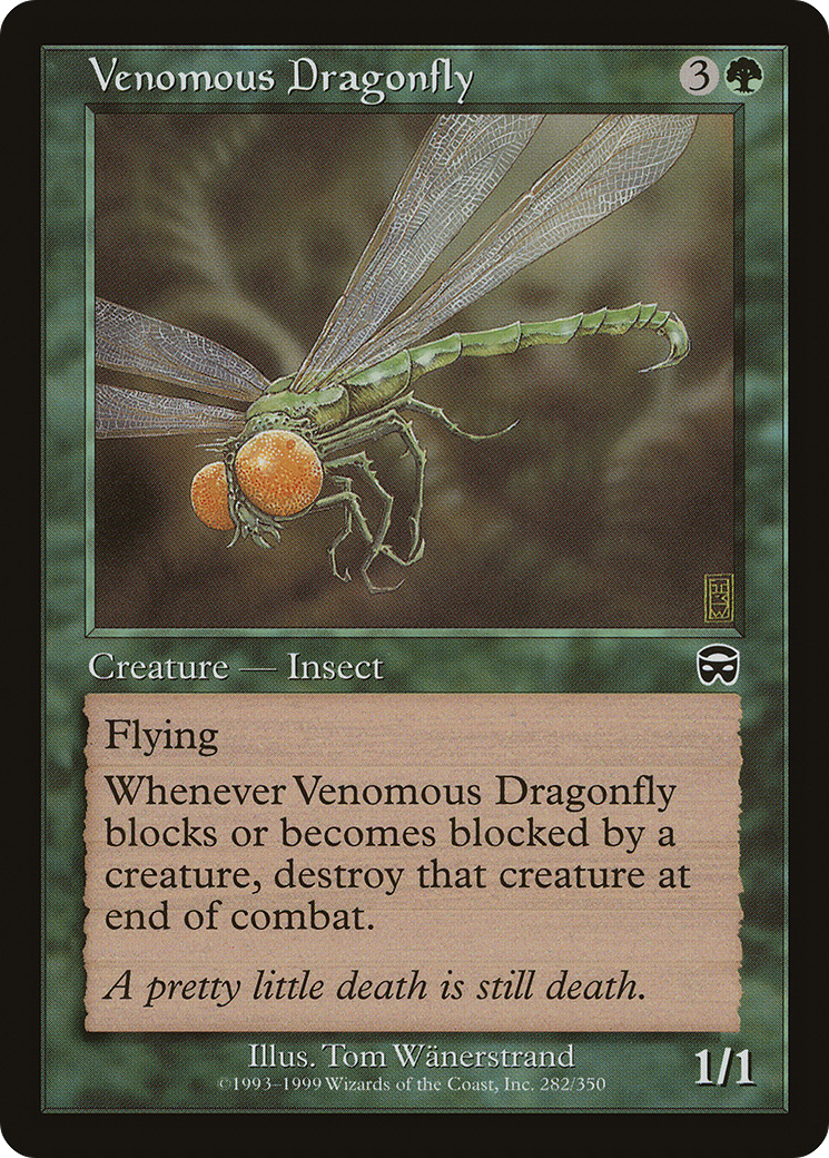 Venomous Dragonfly (MMQ-282) - Mercadian Masques