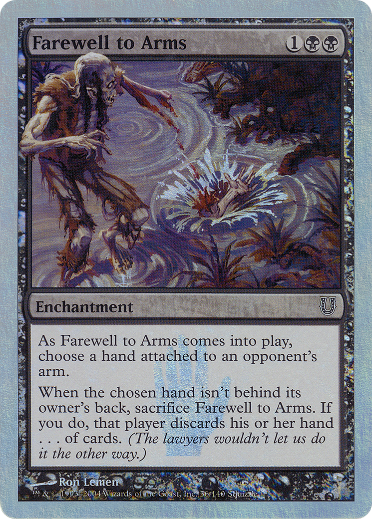 Farewell to Arms (UNH-56★) - Unhinged Foil