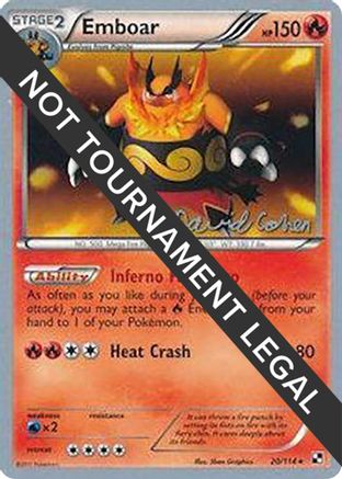 Emboar  (David Cohen) 020 - World Championship Decks
