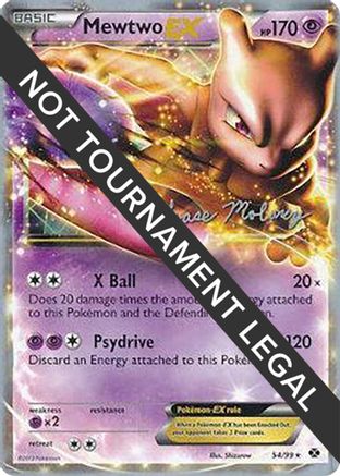 Mewtwo EX 2012 (Chase Moloney) 054 - World Championship Decks