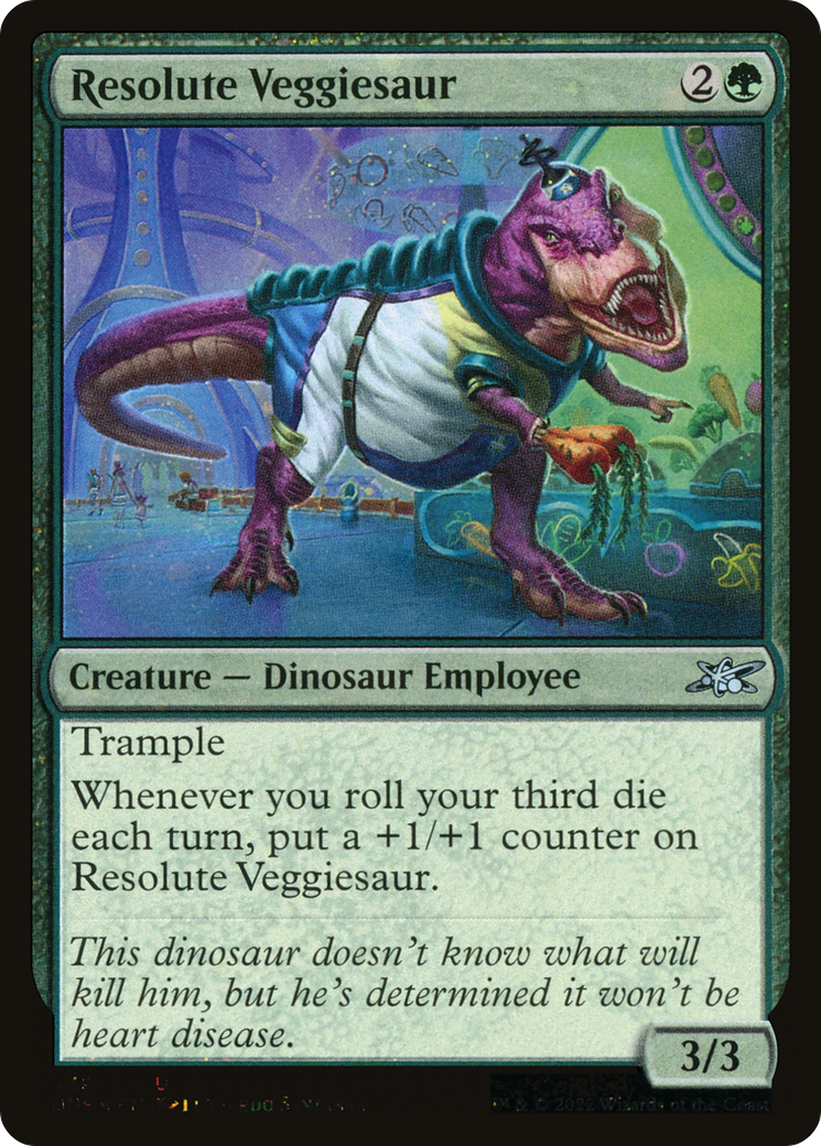 Resolute Veggiesaur (UNF-439) - Unfinity Foil