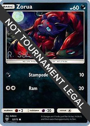 Zorua 2018 (Robin Schulz) 052 - World Championship Decks