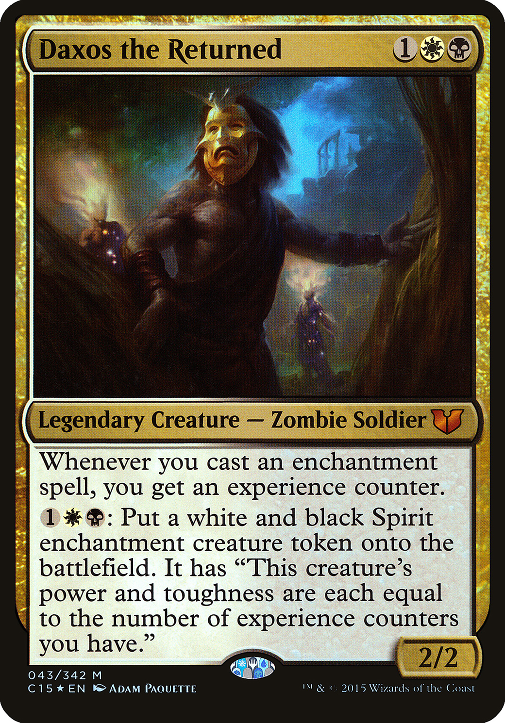Daxos the Returned (OVER-043) - Commander 2015 Oversized Foil