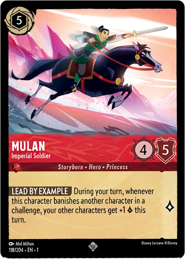 Mulan - Imperial Soldier (Oversized) (118/204) - The First Chapter Cold Foil