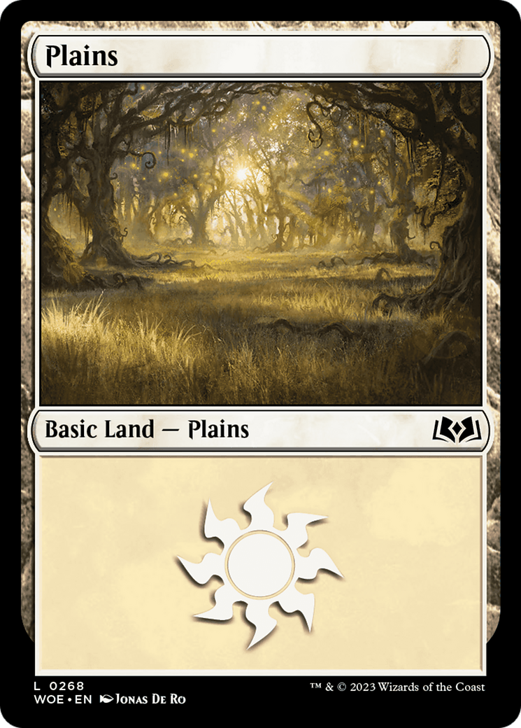Plains (WOE-268) - Wilds of Eldraine Foil