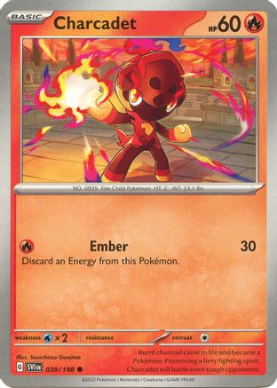 Charcadet 039/198 - SV01 Scarlet & Violet Base Set Reverse Holofoil