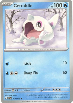 Cetoddle 059/198 - SV01 Scarlet & Violet Base Set