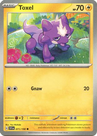Toxel 071/198 - SV01 Scarlet & Violet Base Set