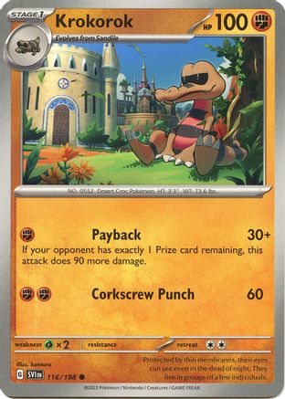 Krokorok 116/198 - SV01 Scarlet & Violet Base Set