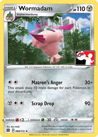 Wormadam () 098 - Prize Pack Series Cards