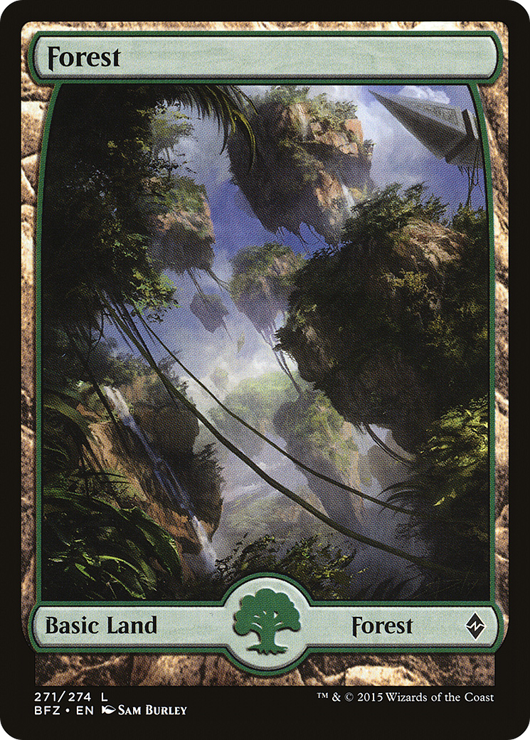 Forest (BFZ-271) - Battle for Zendikar Foil