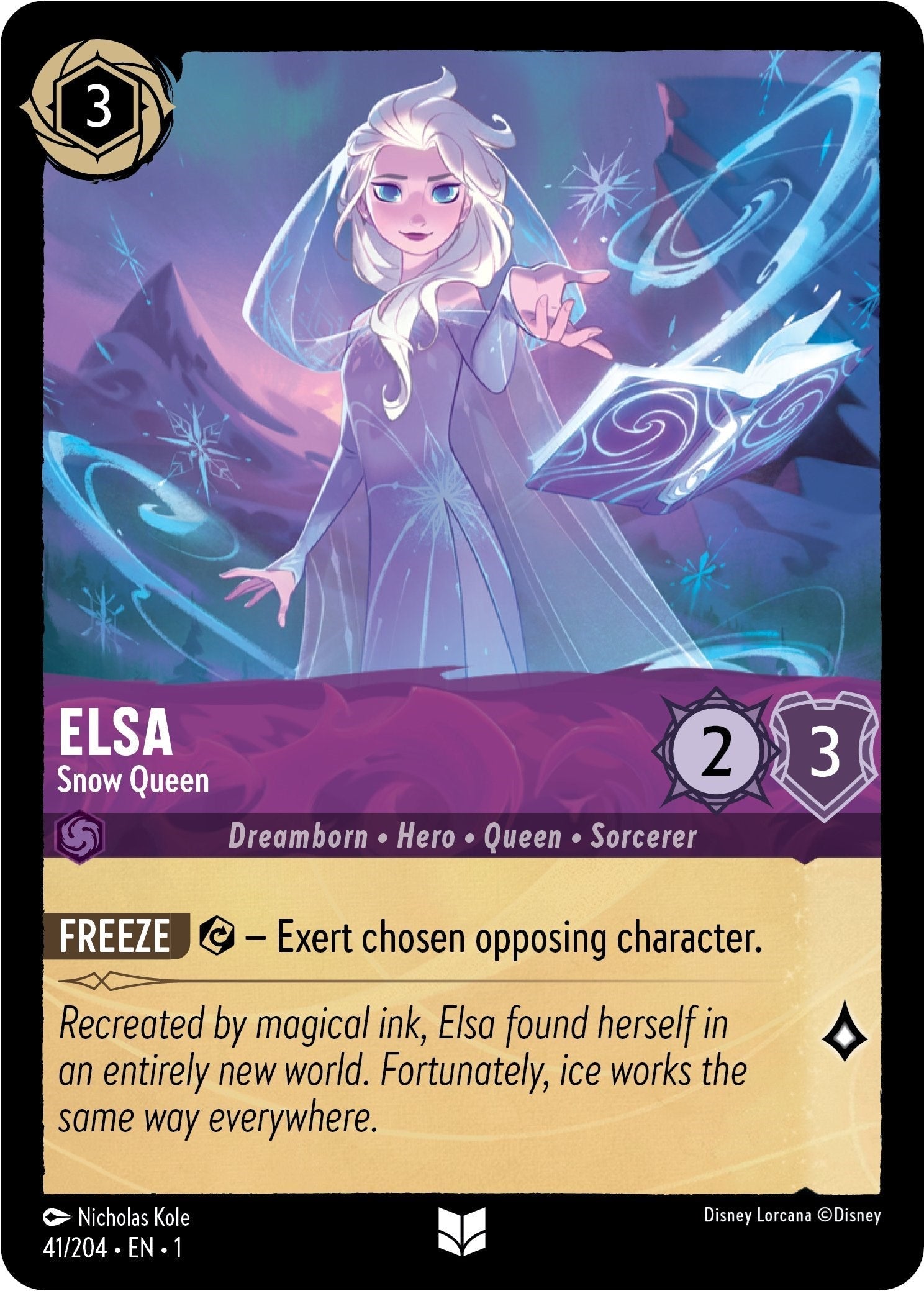 Elsa - Snow Queen (41/204) - The First Chapter Cold Foil