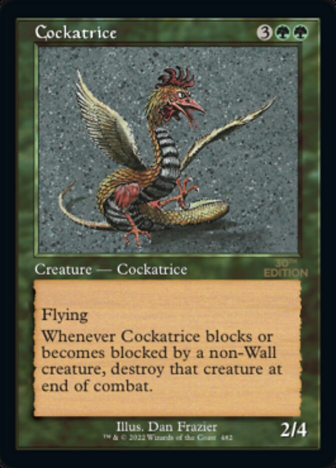 Cockatrice (Retro Frame) (30A-482) - 30th Anniversary Edition