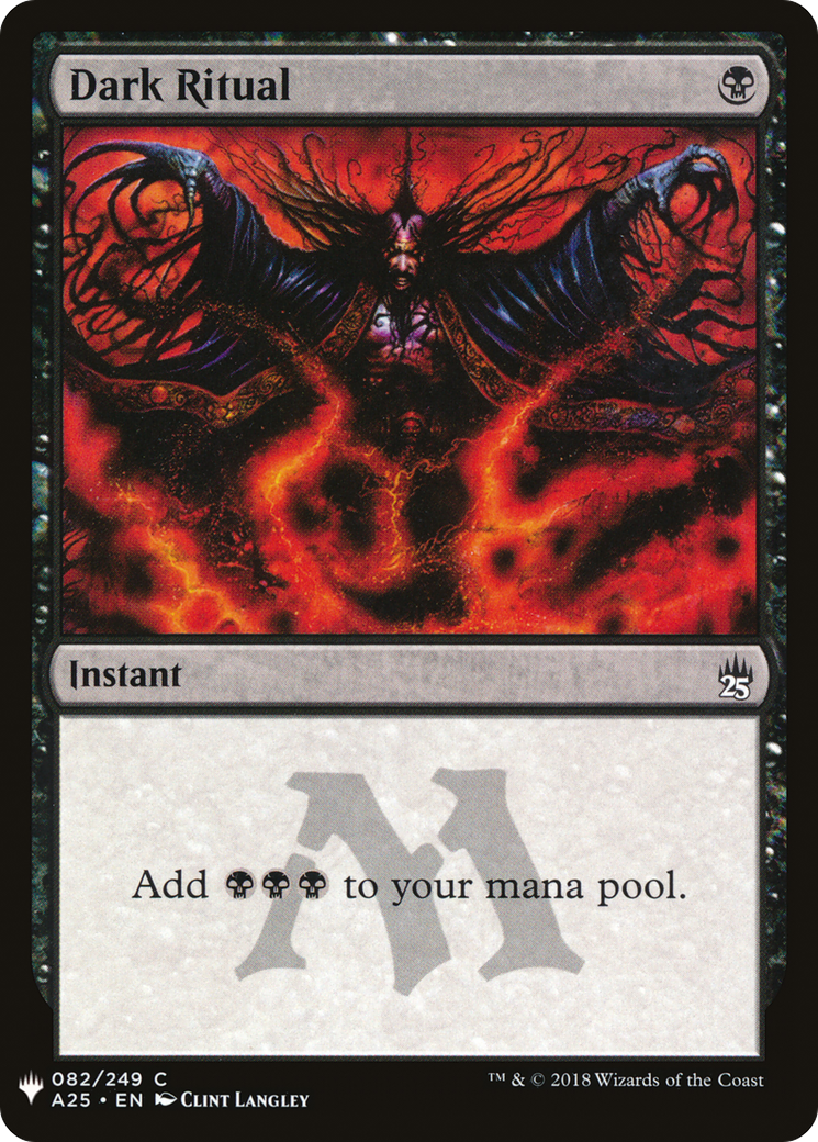 Dark Ritual (LIST-A25-82) - The List