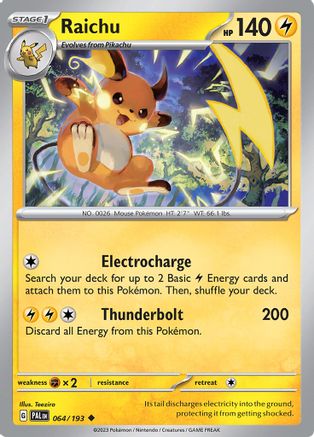 Raichu 064/193 - SV02 Paldea Evolved Reverse Holofoil