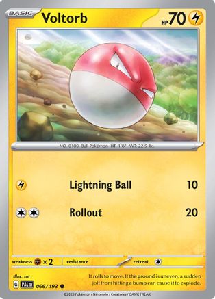 Voltorb 066/193 - SV02 Paldea Evolved Reverse Holofoil