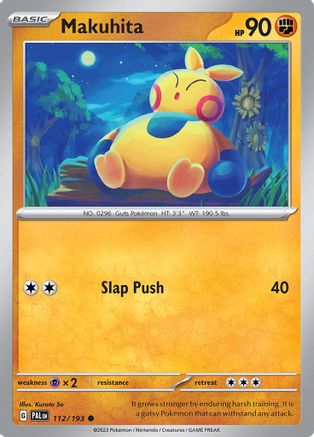 Makuhita 112/193 - SV02 Paldea Evolved Reverse Holofoil
