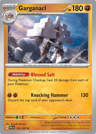 Garganacl 123/193 - SV02 Paldea Evolved Reverse Holofoil