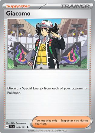 Giacomo 182/193 - SV02 Paldea Evolved