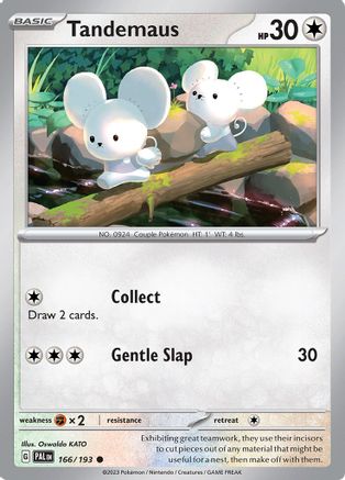 Tandemaus 166/193 - SV02 Paldea Evolved Reverse Holofoil
