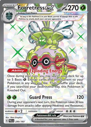 Forretress ex 230/193 - SV02 Paldea Evolved Holofoil