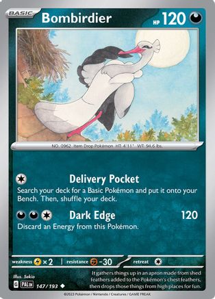 Bombirdier 147/193 - SV02 Paldea Evolved Reverse Holofoil