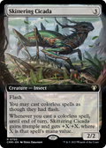 Skittering Cicada (CMM-750) - Commander Masters: (Extended Art) Foil