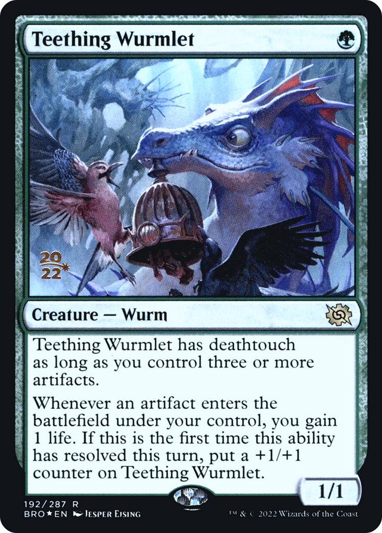 Teething Wurmlet (PRE-192S) - The Brothers' War Promos Foil