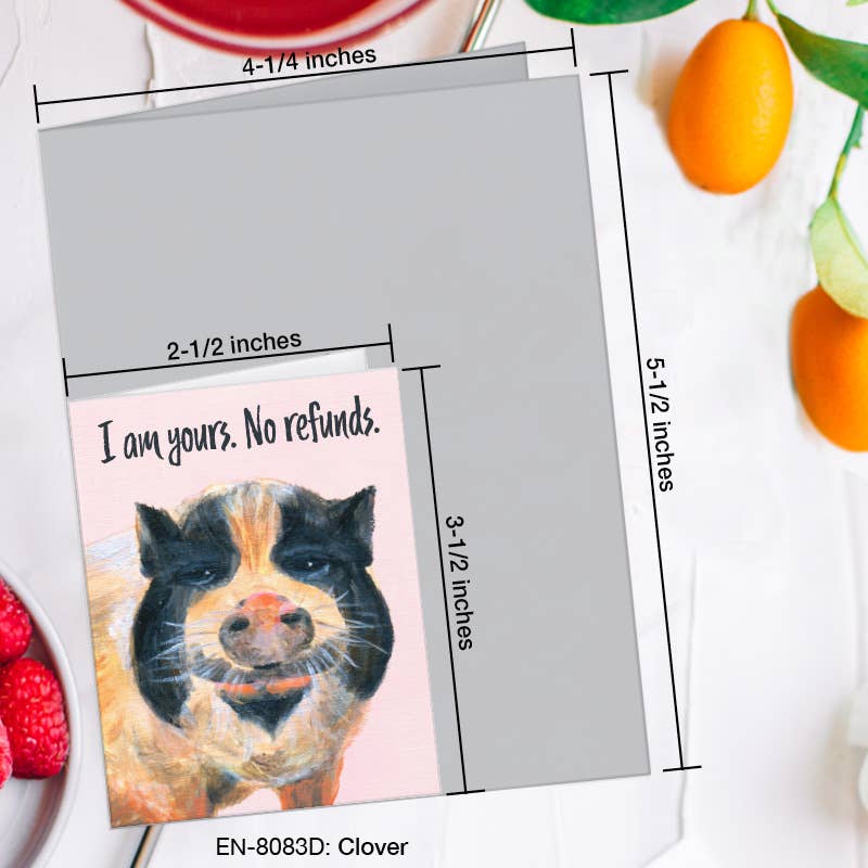 Clover, Greeting Card (#8083D)