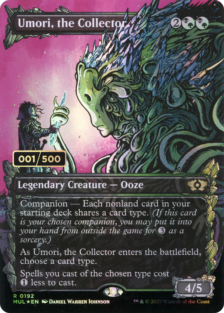 Umori, the Collector (MUL-192) - Multiverse Legends: (Showcase) (Borderless) Foil