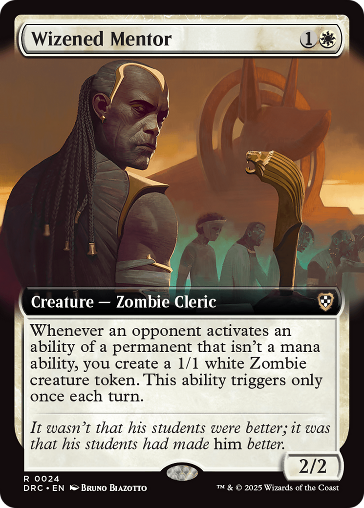 Wizened Mentor (DRC-024) - Commander: Aetherdrift: (Extended Art)