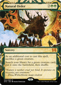Natural Order (STA-054) - Strixhaven Mystical Archive: (Showcase) (Borderless) Foil