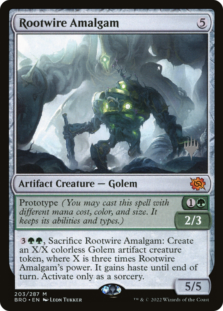 Rootwire Amalgam (PPBRO-203P) - The Brothers' War Promos Foil