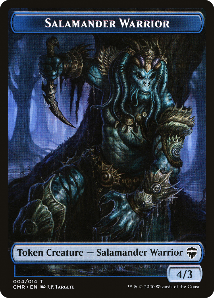 Salamander Warrior (CMR-004) - Commander Legends Tokens Foil