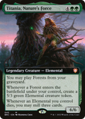 Titania, Nature's Force (BRC-045) - The Brothers' War Commander: (Extended Art)