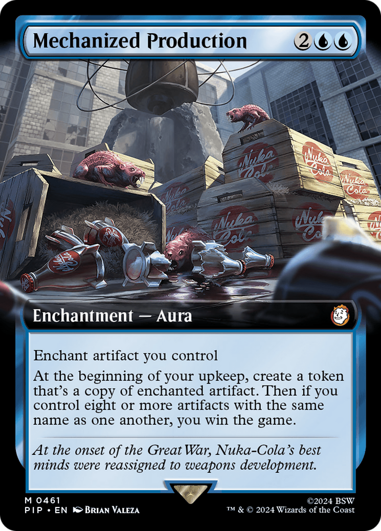 Mechanized Production (PIP-461) - Fallout: (Extended Art) Foil