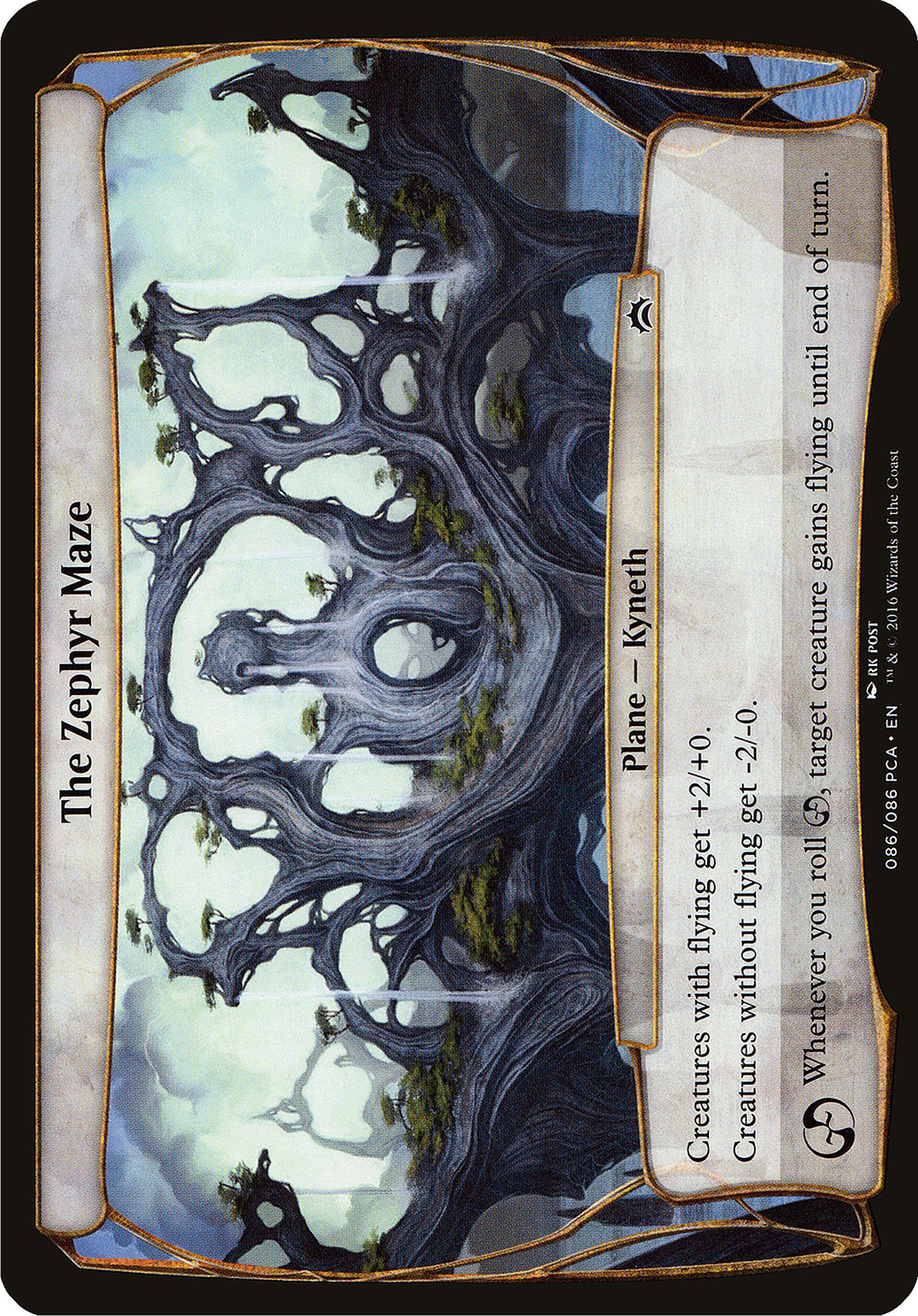 The Zephyr Maze (OVER-086) - Planechase Anthology Planes