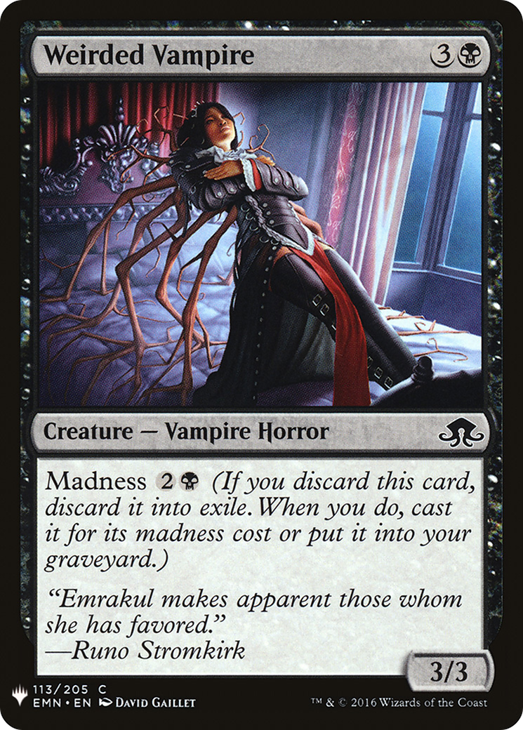 Weirded Vampire (LIST-EMN-113) - The List